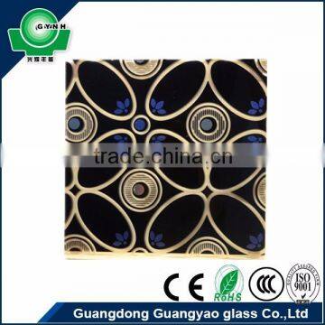 black paint flower 2016 new product for entertainment venues ktv decor curtains designs