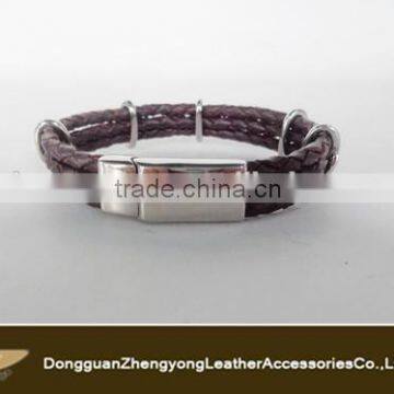 leather bracelet fashion jewelry, braided unisex leather bracelets