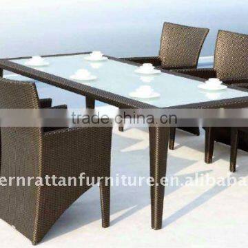 China new products patio furniture sets clearance/indoor wicker dining sets