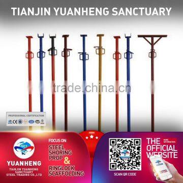 Telescopic steel shoring prop, acrow steel post shore