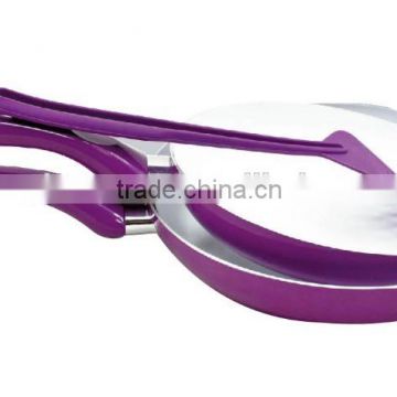 Aluminum ceramic fry pan cookware set wth glass lid