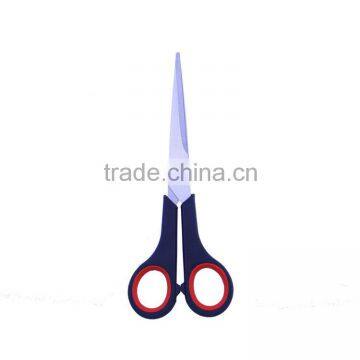 New Style Office Scissors Black Rubbber Handle Razor Household Scissor photo-2