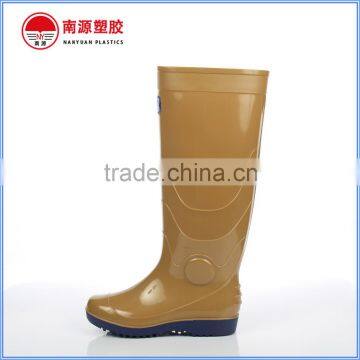 PVC high knee gumboots for men