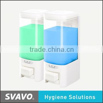 press type double shower and shampoo dispenser V-8102 500ml*2