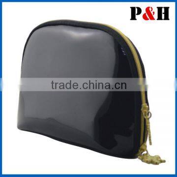 PU leather make up case with high temperament section