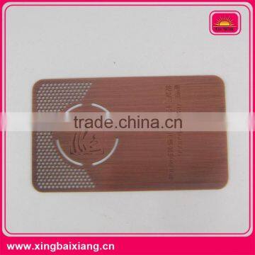 Custom Etching Logo Business Card Metal Plate photo-4