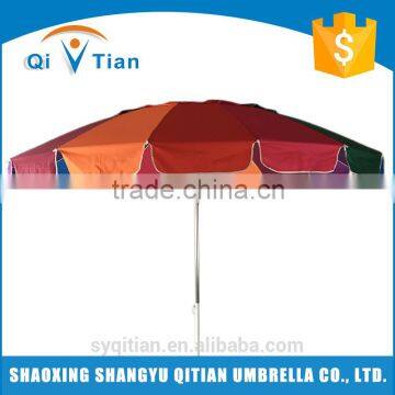 130cm*16K radius hot sale beach umbrella,160G polyester uv cloth sun umbrella