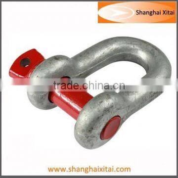 Galvanized Screw Pin D-Shape Shackle