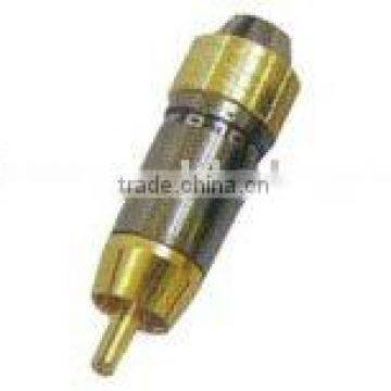 Metal RCA Plug, assembly, jointing type