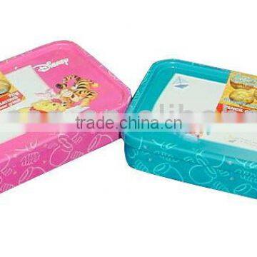 Europe Customized Promotional Cute Lovely Pencil Packing Tin Box Pencil case