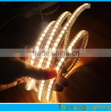 100V AC led tape light kit 3014 smd 120LED strips