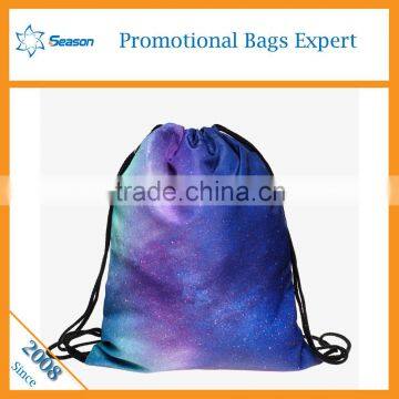Starry Sky Travel Bag Drawstring Backpack Foldable Polyester Shopping Bag Supplier's Choice photo-4