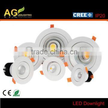Super bright 30W led COB downlight dimmable