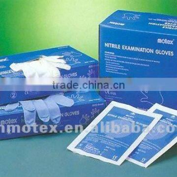 Powdered Nitrile Exam Gloves White With CE