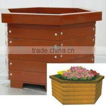 Outdoor Wood Flowerpot BH20806