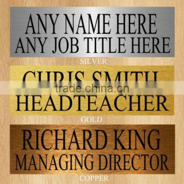 Personalised Small Decorative Metal Plates for Door,bag/street Sign Plate photo-4