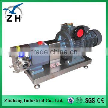 high quality rotor pump sanitary lobe pump