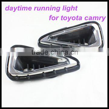 LED Daytime Running Light DRL For camry 2014-2015 headlight Car Fog Lamp for toyota camry DRL 2014 Up