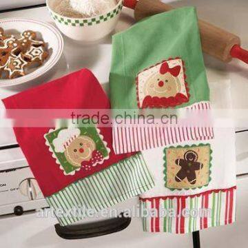 Christmas snow baby different colors Tea Towel