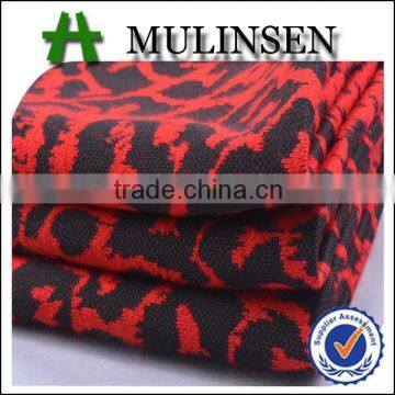 Mulinsen textile high quality dyed jacquard rayon polyester fabric