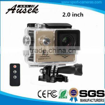 full hd 1080p 170 degee angle outdoor action camera wifi helmet sport action camera