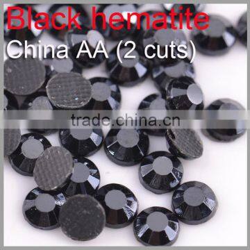 imitation gemstone china aa crystal hotfix flatback