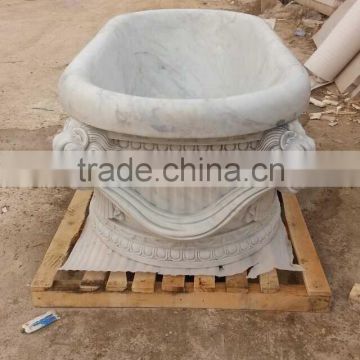 freestanding bathtub stone