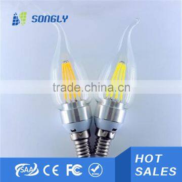 12w clear bulb 2700-3000k led filament bulb E40 base made in china