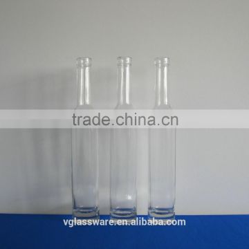 clear glass bottle for red wine use