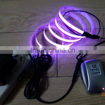 AC110V-240V Sound Control Inverter Lighting Decoration Blue 1500mmX10mm EL Tape