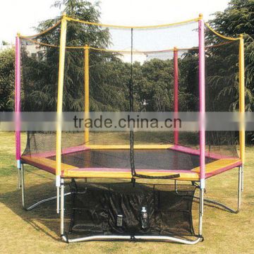 red mini trampoline, ZY-TR166	safety bungee trampoline price