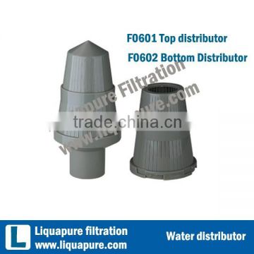 3/4" fleck top and bottom water distributor for 818, 835, 844, 1054, 1252 frp tank