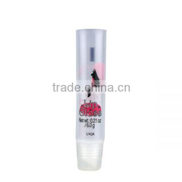 Slim Small Empty Plastic Red Cosmetic Lipstick tube