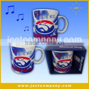 High Quality Custom Made Coffee Mugs, New Design Music Mug, Popular Item Music Mug