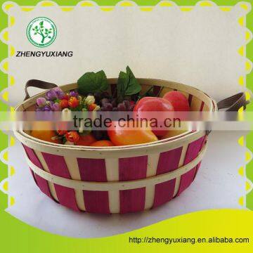 Bushel basket use for harvest fruit picking holder