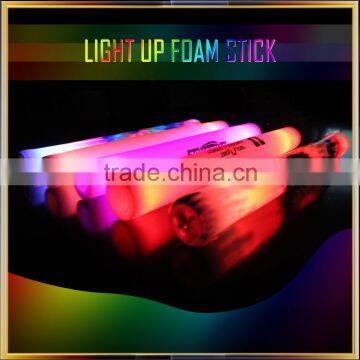 Promotion custom LED flashing foam light glow stick for event concert