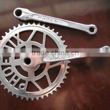 Hot seeling durable bicycle crank with chain wheel