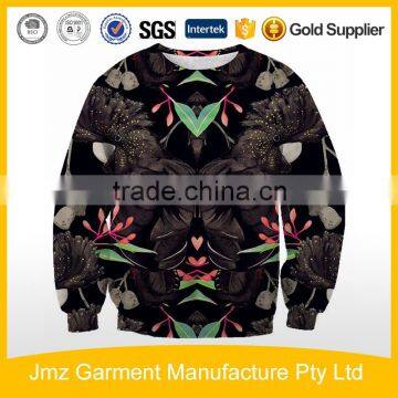 Clothing Factory for custom fashion 3d crewneck sweatshirt