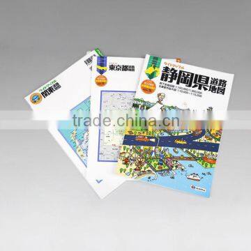 high quality Custom full color Japanese free map magazine / booklet printing