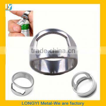 Stainless Steel finger ring bottle Opener