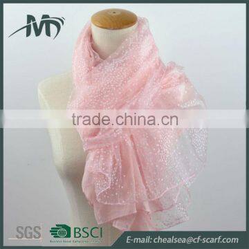 Spring Digital Print Silk Scarf Women Tube Polyster Scarf photo-5