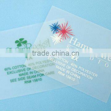 Removable Transparent Custom Printing Transfer Label