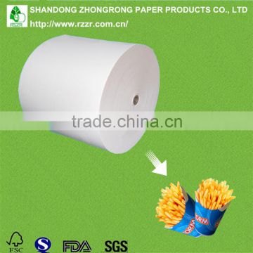 PE coated paper for take away disposable paper chip cups