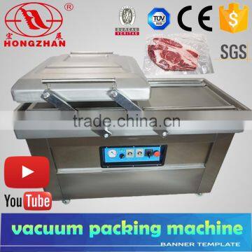 Double chamber vacuum packing machine