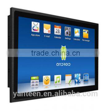 IP65 Front Panel 21.5 Touch Screen Android Panel pc With True Flat Seamless photo-2