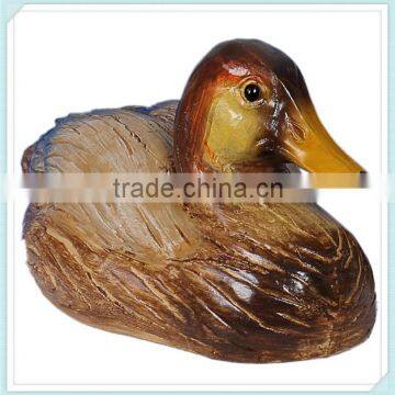 handmade resin duck figurine for home decoration