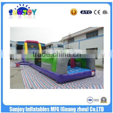 SUNJOY 2016 new designed inflatable obstacle slide, outdoor obstacle course, obstacle for sale