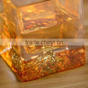 10 OZ Barware Tumbler Business Gift Square Whiskey Glass photo-2