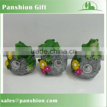 Decorative garden light resing animal with solar light