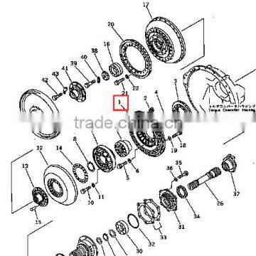 175-13-21124 pump for D155A-1 bulldozer 175-13-21123